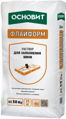 картинка Раствор для заполнения швов брусчатки Основит Флайформ XC50 Wp водонепроницаемый